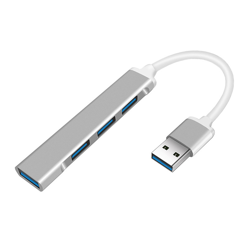 Aleación de aluminio ultrafino 4 puertos USB 3.0hub Hub tipo C USB3.1 uno-cuatro USB C divisor