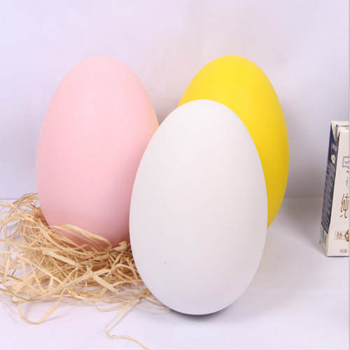 12 pieces of 6x4cm easter eggs, open plastic eggshells, simulated eggs, party party decoration, lottery gashapon Easter