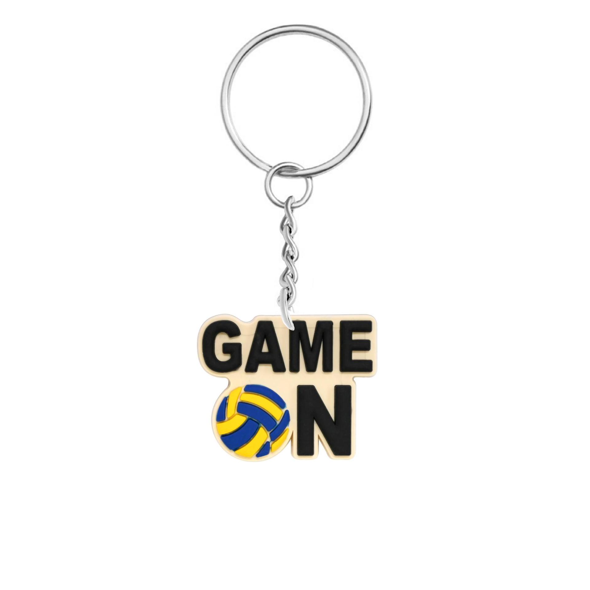 Nuevo deportivo serie de acessorios de pegamento suave de PVC DIY accesorios de llaves de decoración accesorios de caja de teléfono móvil accesorios de cabello al por mayor