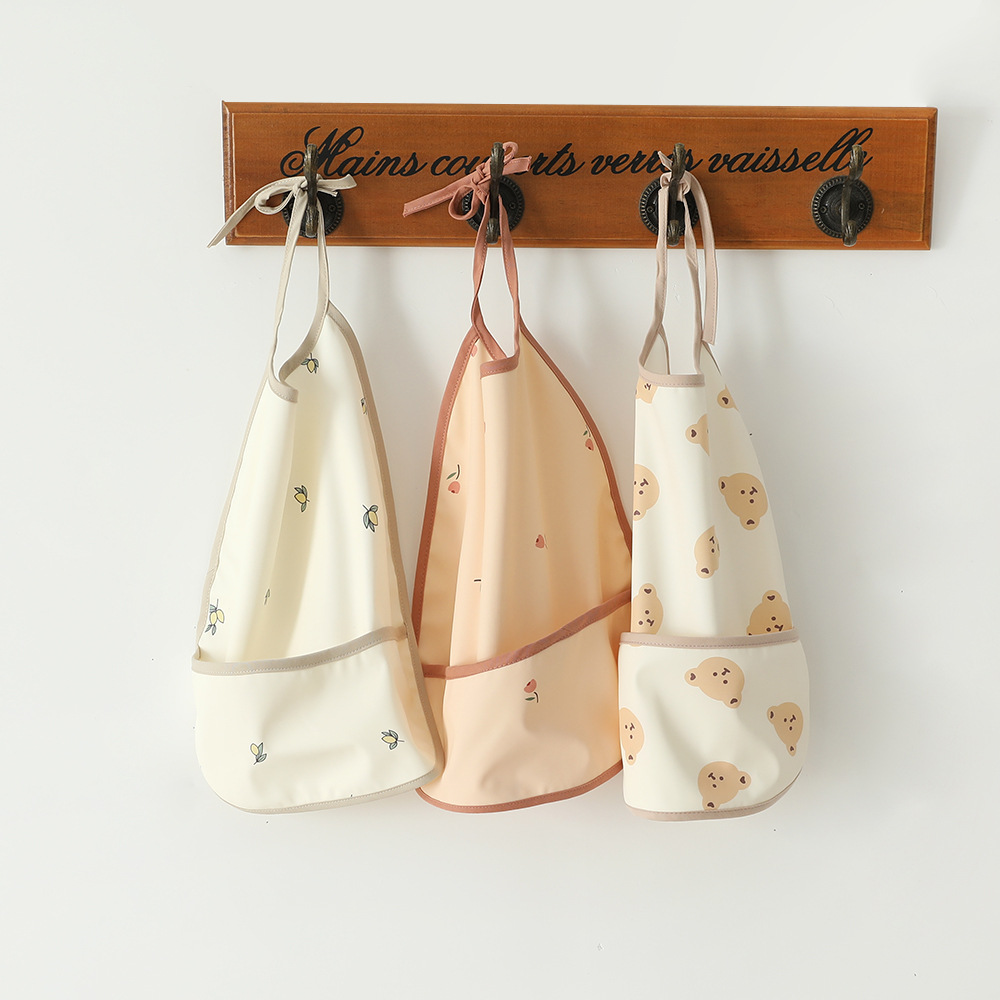 Children's cartoon bib baby waterproof bib baby cartoon bib apron