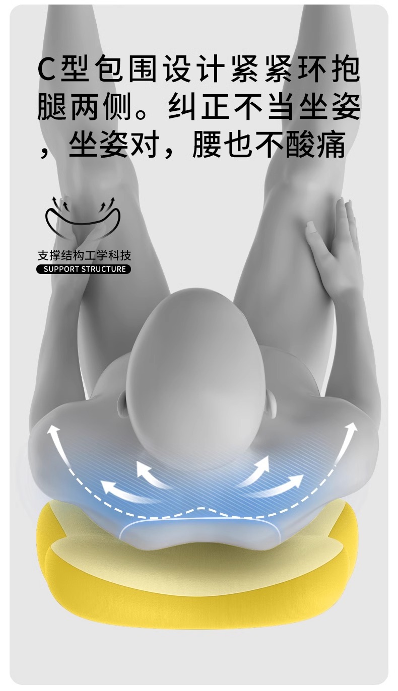 Car headrest waist support driver sedentary waist support car neck pillow car waist protection artifact car cushion