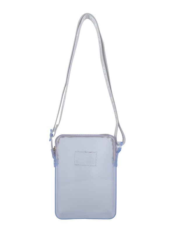 Bolso de teléfono móvil vertical de PVC transparente de alto valor para mujer 2025 nueva tendencia fuera de moda casual bolso de mensajero de un solo hombro