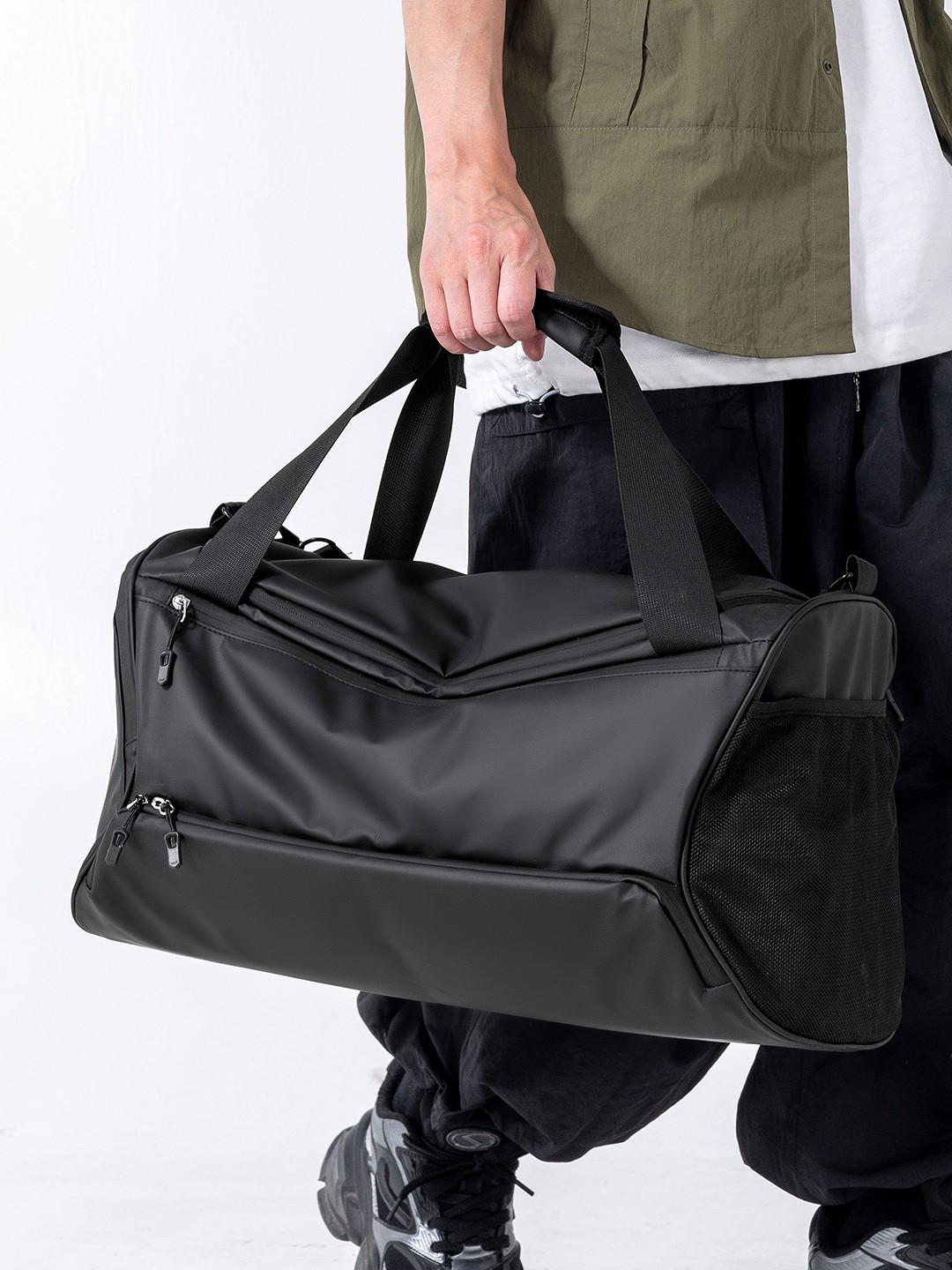 Bolsa de viaje transfronteriza de gran capacidad bolsa de deporte bolsa de fitness impermeable bolsa de mensajero de separación seca y húmeda natación hombro portátil ligero