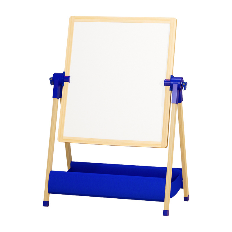 Pizarra pequeña magnética multifuncional de doble cara, tablero de dibujo para niños de enseñanza en el hogar, soporte, tablero de escritura sin polvo y borrable