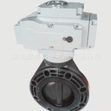 深圳永锐机电供应歆昇XINSON电动UPVC塑料蝶阀D971X