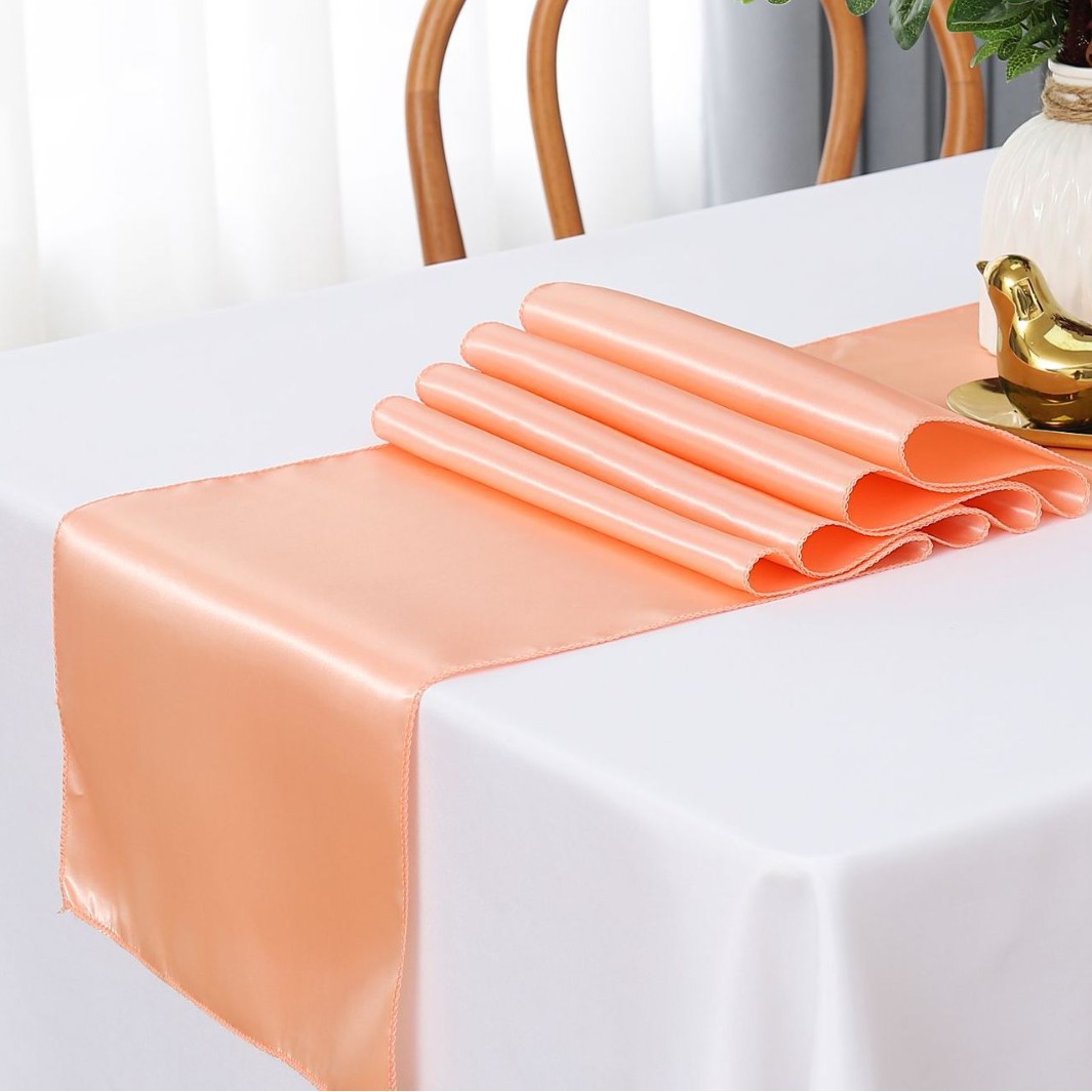 Banderas de mesa de satén de seda al por mayor