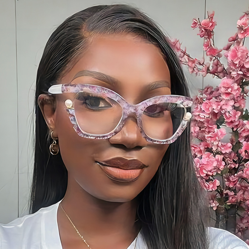 65g Weight Full rim frame Glasses Structure Glasses Classification PC Lens Material Casual, Holiday, Outdoor Occasion Geometric Pattern Women's Gender Y2K, IG Style Style Y2K IG Style Geometric PC Full Rim Frame Optical Glasses 4