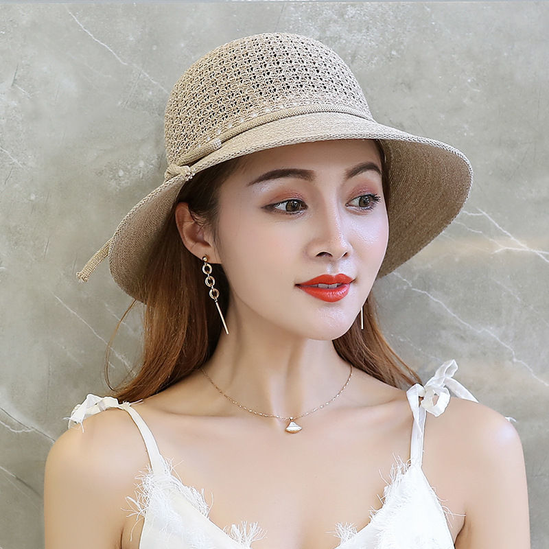 Women's Elegant Pastoral Simple Style Solid Color Flowers Wide Eaves Bucket Hat display picture 2