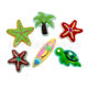 New Cave Shoes Flower Shoes Buckle Cartoon Cross Shoes Accessories Cute Cartoon Cross Shoes Decorative Accessories Starfish