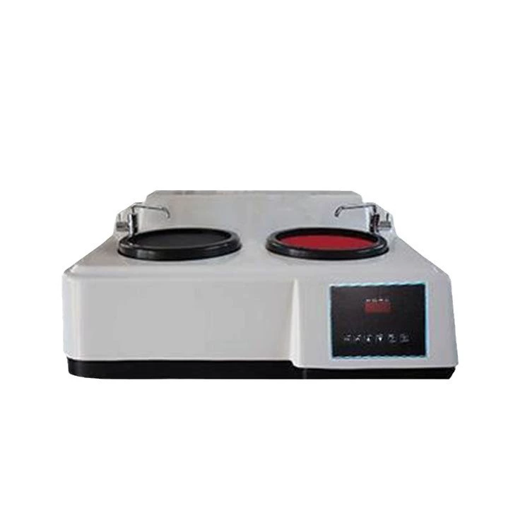 Рабочие путевые заметки MP-2C двухдисковый четырехскоростной металлографический полировальный станок/настольный металлографический станок для полировки образцов/металлографический предварительный шлифовальный станок