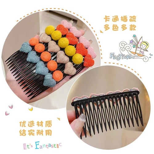 Children's comb, girl's bangs comb, baby's cute comb for nape hair, hair styling magic tool, trendy hair clip, head accessory for girls