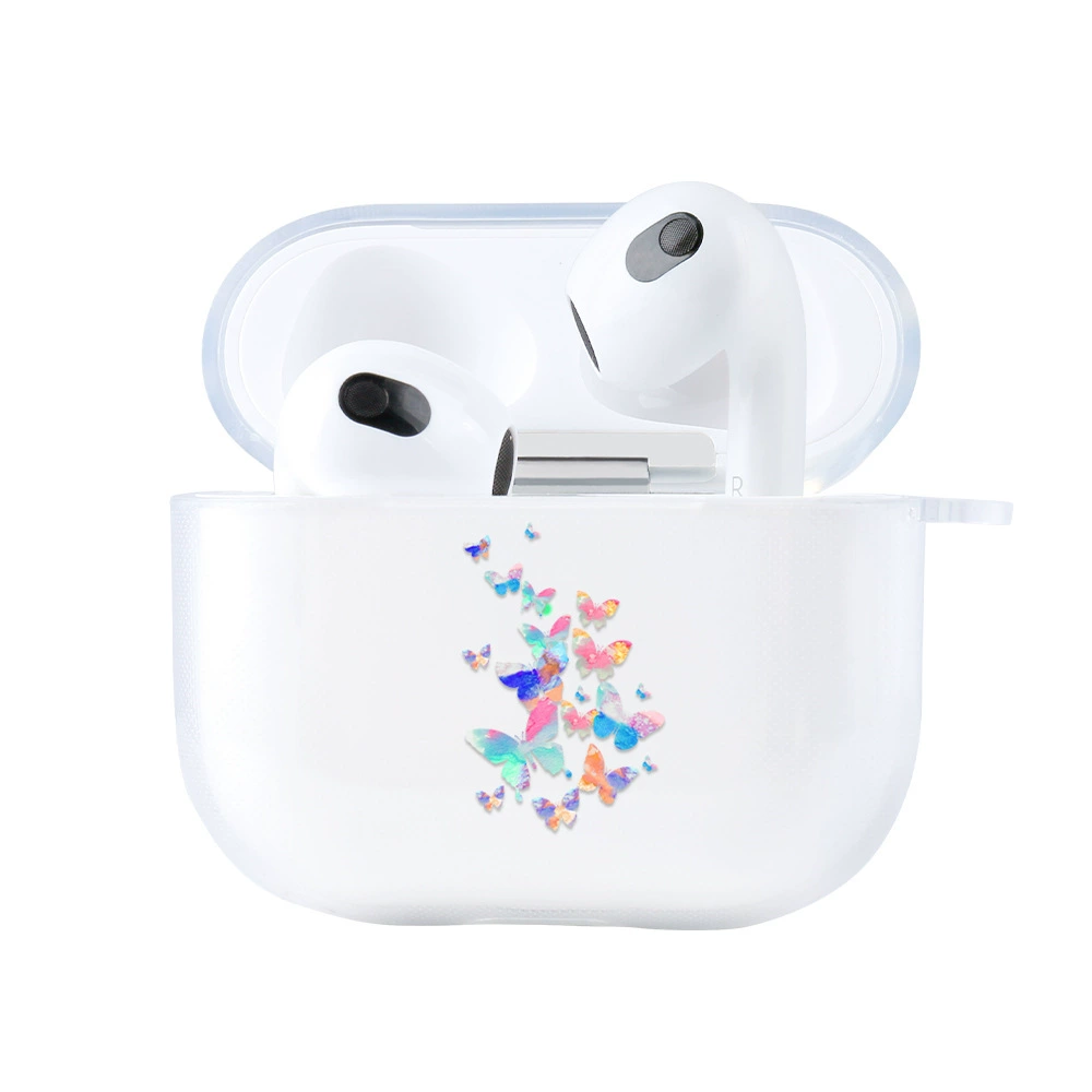 Совместимый с Apple, защитный чехол для свежих наушников, Bluetooth, коллекция 2021 года