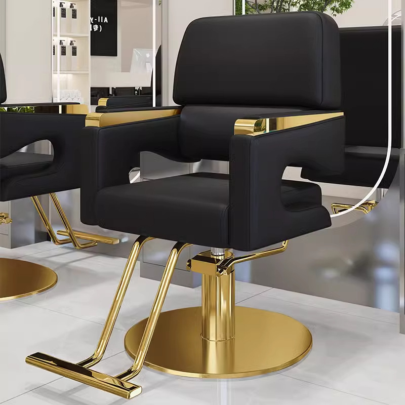 Red famosa nueva silla de peluquería silla de salón de peluquería especial elevación giratoria de moda corte de cabello asiento de permeación image 27