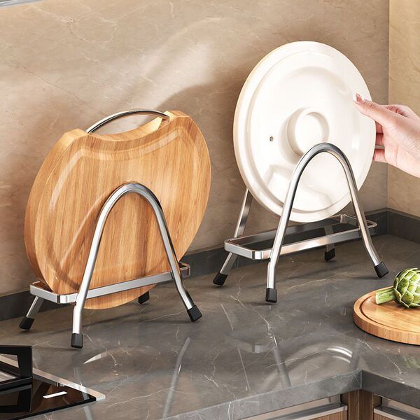 Extra thick cutting board rack stainless steel chopping board…
