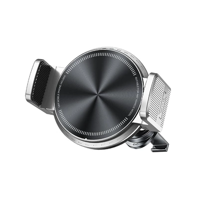 anti-shake car mount, air – Car phone holder - silvermagnetic-elastic-clip-2-in-1