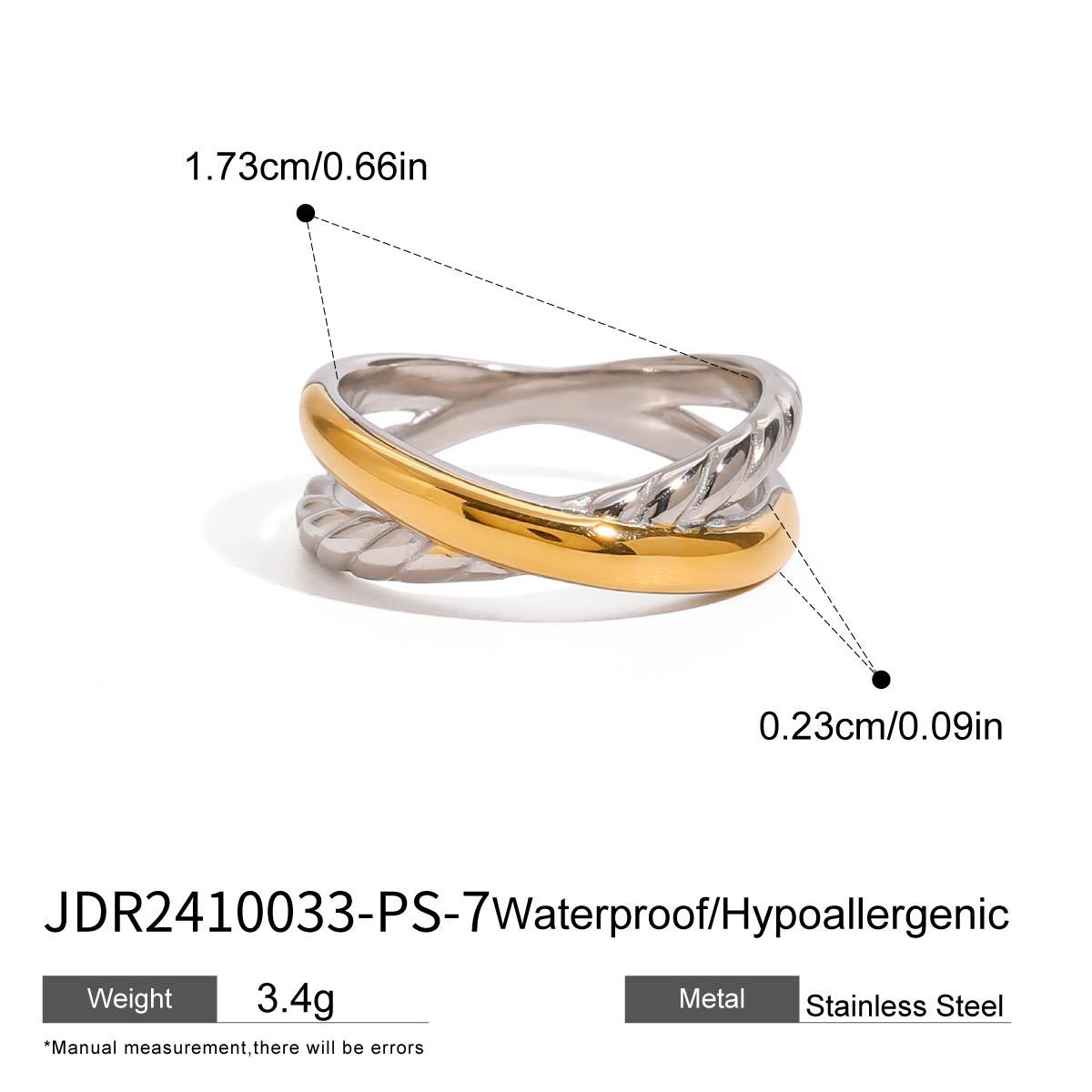 Jieding Anillo a juego de colores de acero inoxidable europeo y americano Pendientes de alta calidad Pulsera abierta de acero de titanio Pulsera con cuentas Joyería transfronteriza