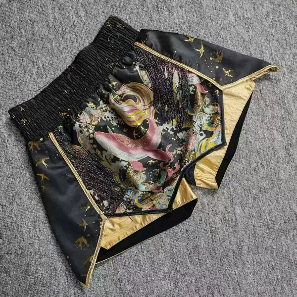 Customized Shorts for Martial Arts, Men's and Women's Training and Competition, Customized Muay Thai Shorts