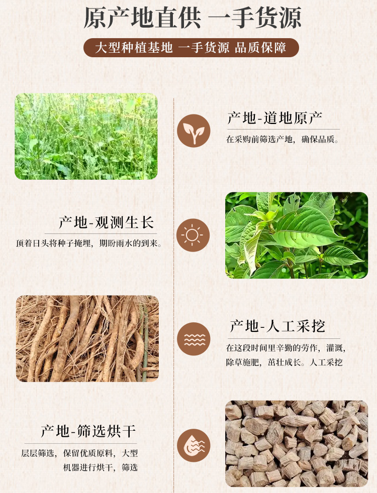 Huai Niu Xi Dried Achyranthes Root 500g Traditional Chinese Herb for Decoction and Soup quality and texture