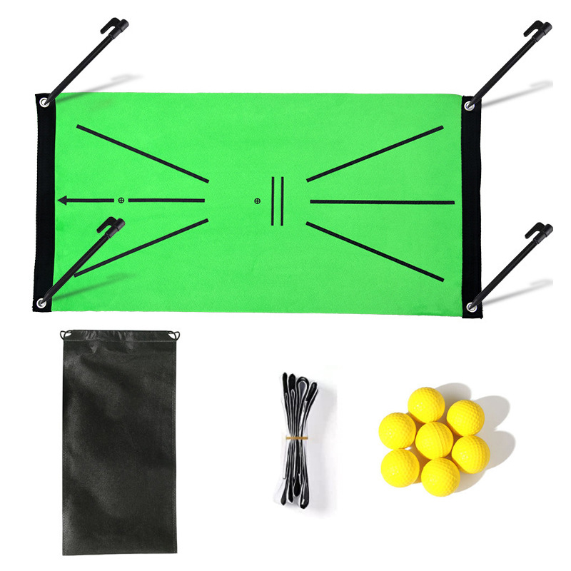 Alfombra de golf de interior GolfBattingMat plegable práctica de golf estera almohadilla de goma almohadilla de bola