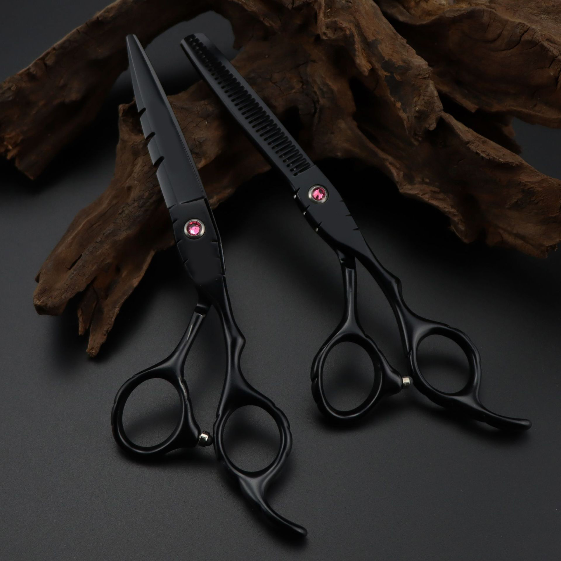 TONI 黑色烤漆 美发剪刀 理发剪 平剪 刘海剪 牙剪 打薄剪