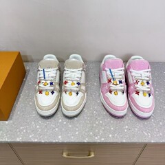 厚底2025夏季新款薄款休闲鞋软底牛皮运动鞋潮流低帮透气防滑板鞋