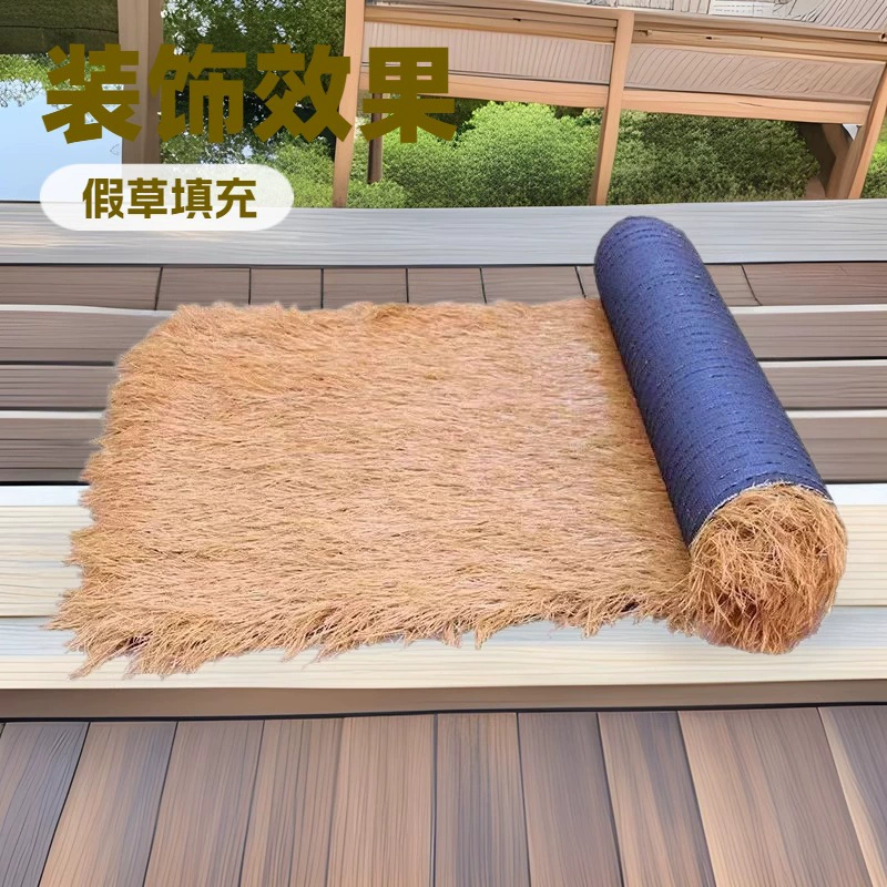 Индивидуальный декоративный соломенный навес из искусственной соломы для улицы, пластиковый сарай в стиле фермерского дома, искусственный газон.