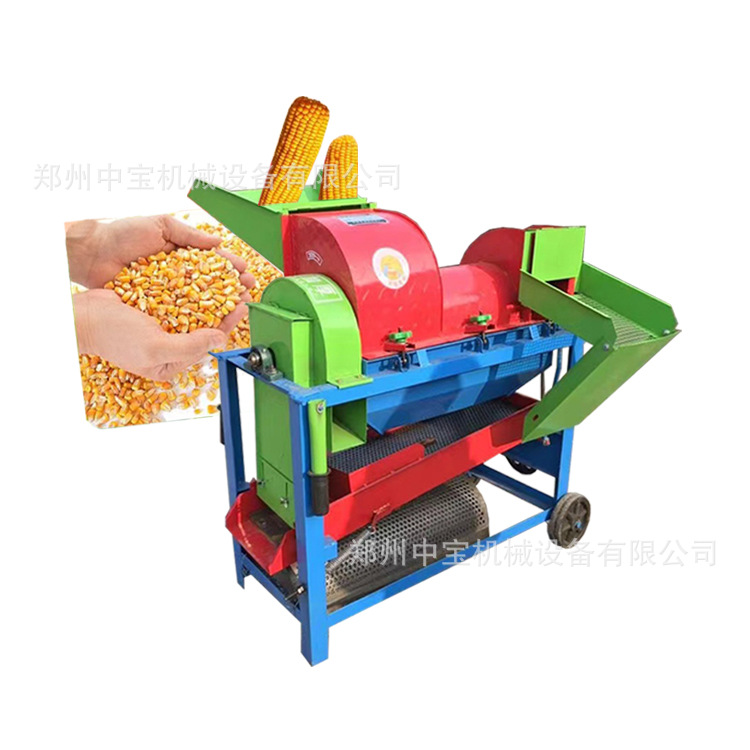 2024新款高梁脱粒机多功能脱粒机小型家用玉米脱粒机农用脱玉米机