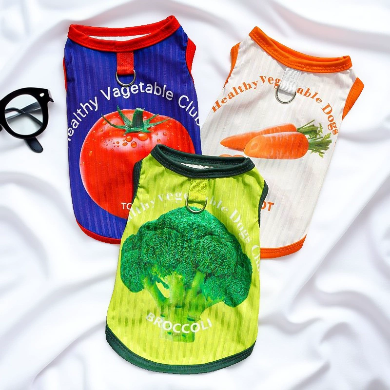 Летний тонкий жилет для собак средних пород (корги, тедди и др.), весна-лето 2025 года, с возможностью прицепления.