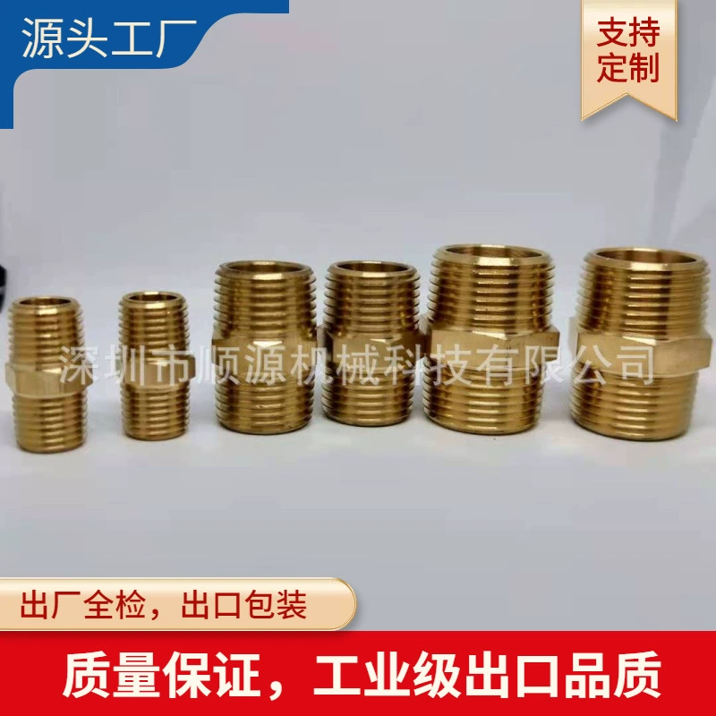 Соединение с наружной резьбой NPT 6 точек Американский стандарт Труба NPT древнее соединение с прямой внешней резьбой 3/4NPT внешняя резьба соединение с медной резьбой