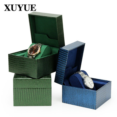 Factory direct sales watch packaging gift box flip top high-end watch storage display box high-end watch packaging box