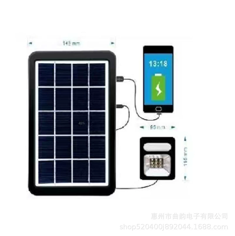 6V1W 6V3.5W 6V3.8W монокристаллический поликремниевый фотоэлектрический пластмассовая рамка для кемпинга зарядка автомобильная солнечная панель