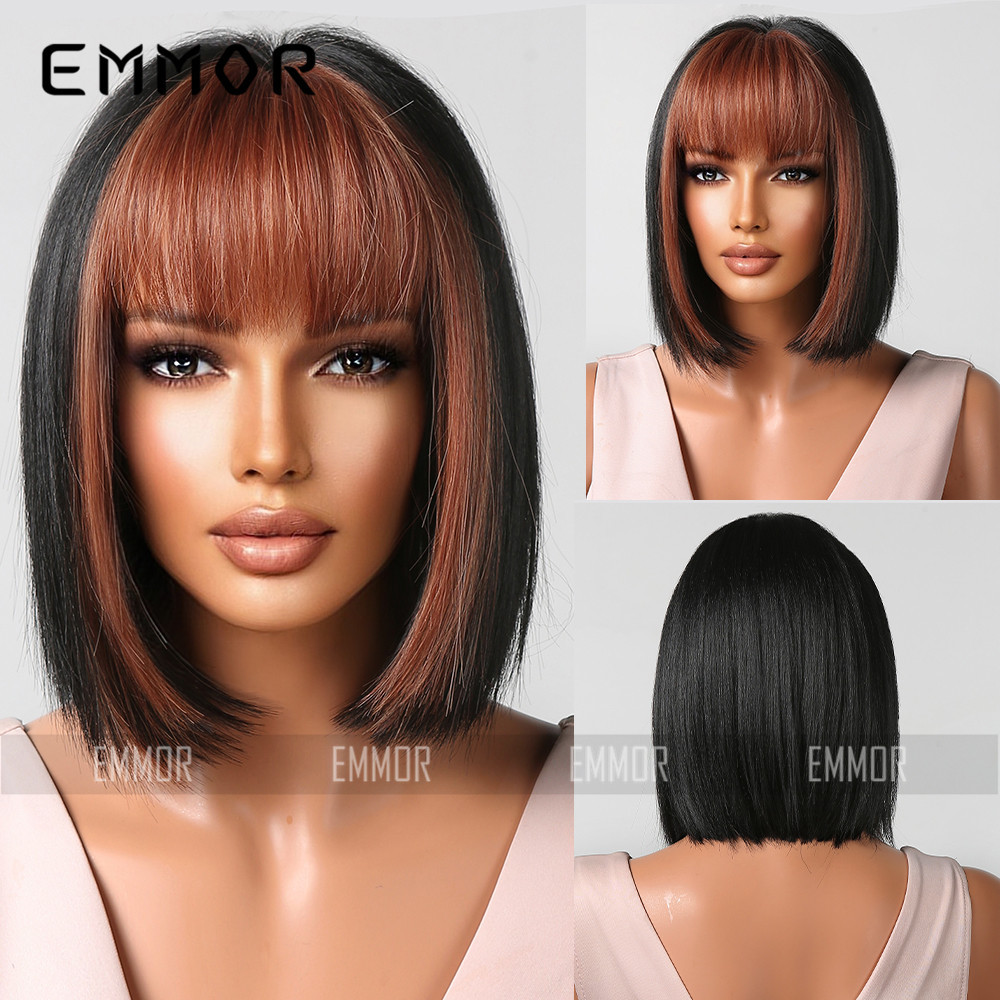 Lc2080-2 Bangs marrón + negro (32cm 185g)