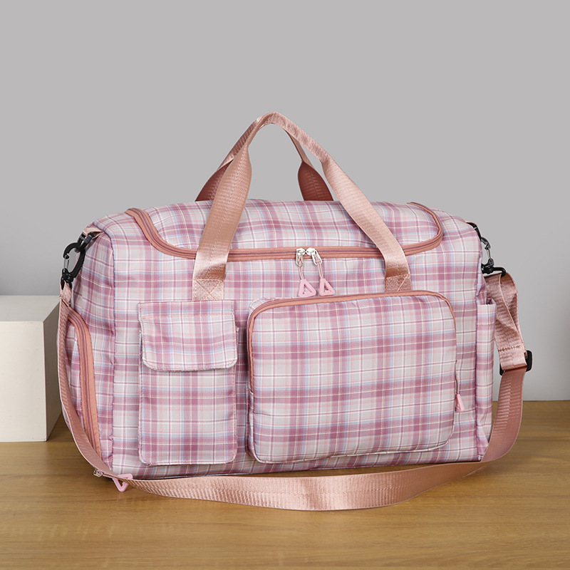 Portable Travel Bag for Women, Large Capacity, Lightweight Short-Distance Luggage Bag, Travel Storage Bag, Dry and Wet Separation Sports Fitness Bag Portable Travel Bag for Women, Large Capacity, Lightweight Short-Distance Luggage Bag, Travel Storage Bag, Dry and Wet Separation Sports Fitness Bag