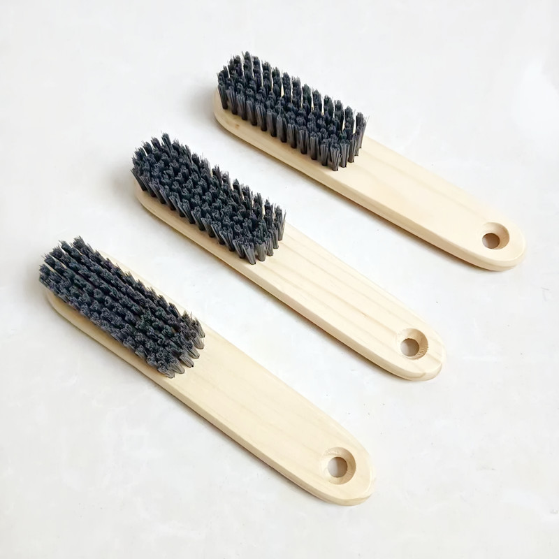 cepillo de zapatos de madera cepillo de zapatos de lana dura cepillo de lavandería doméstico cepillo de zapatos de madera cepillo de limpieza multifuncional cepillo de zapatos
