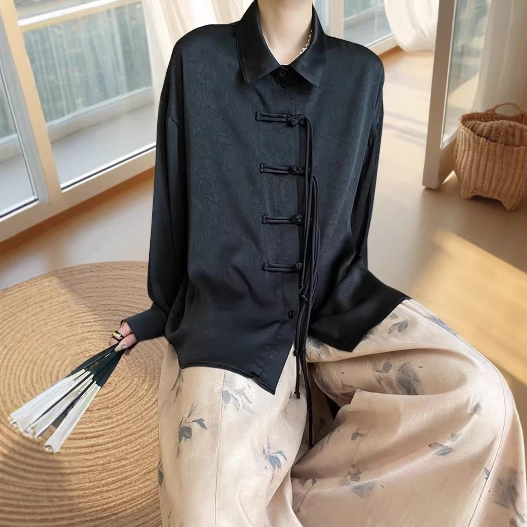 【YR91】女士国风盘扣开衫 新中式上衣