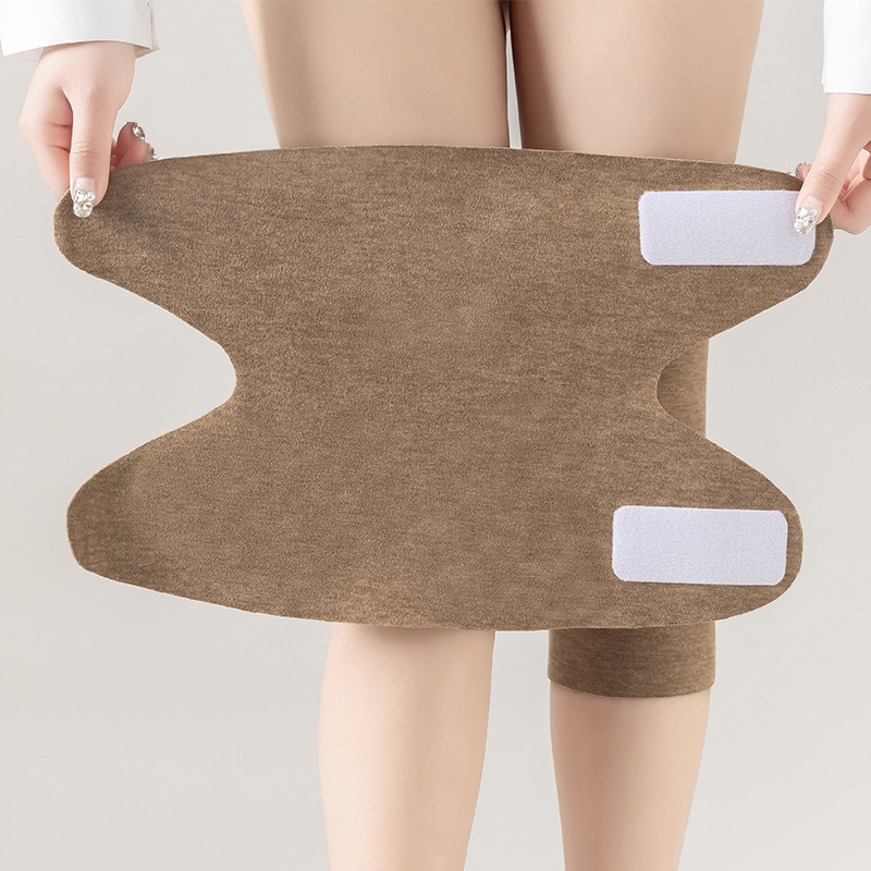 冷えた足を暖かく保つベルクロ膝パッド、男女兼用、春夏の薄手の膝、エアコン付きの部屋の関節冷却サイクリングカバー|undefined