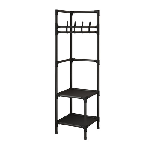 Corner Wall Clothes Rack, Corner Hanger, Floor Standing Bedroom Corner Wardrobe Hanger, Home Combination Storage Clothes Rack for Corner
