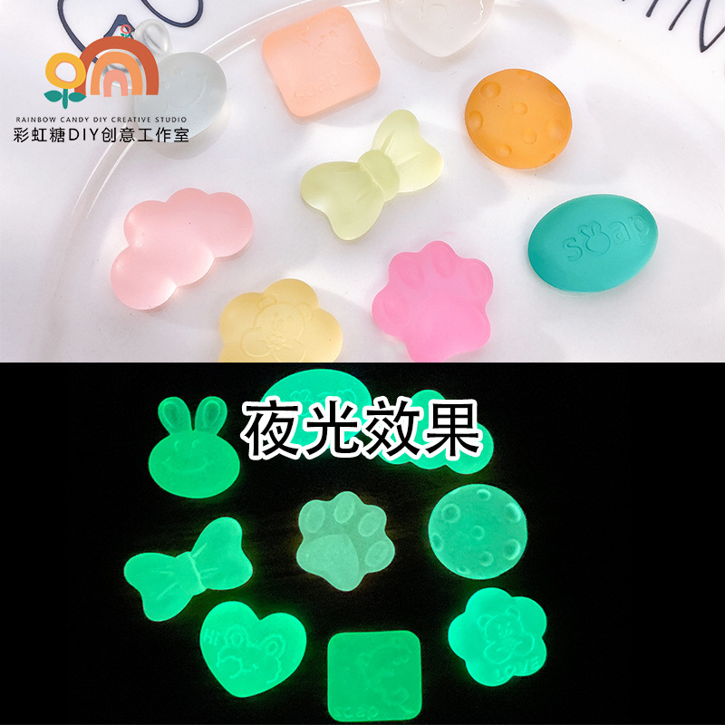 Cartoon Soap with Its Own Fragrance, Handmade DIY Cream Glue Phone Case, Creative Hairpin, Jewelry Accessories, Handmade Wholesale