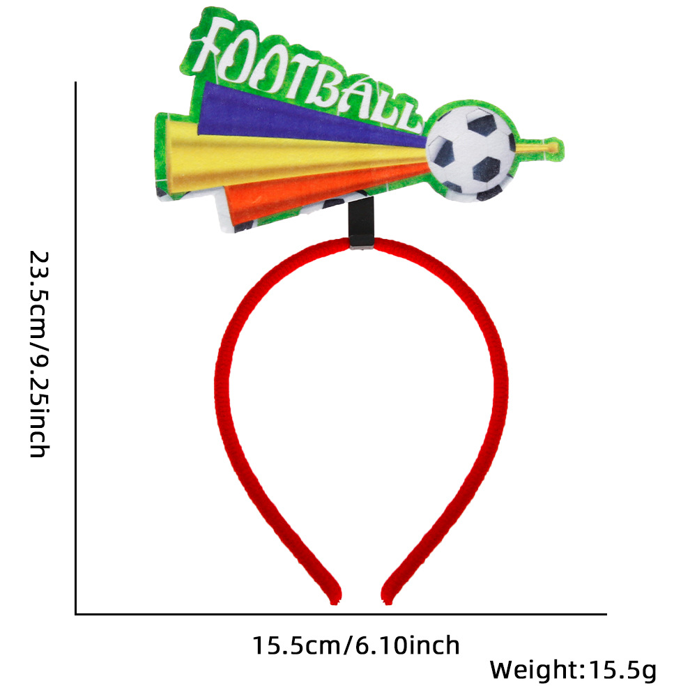 World Cup Soccer Headband For Theme Party Fan Decoration_voghion.com