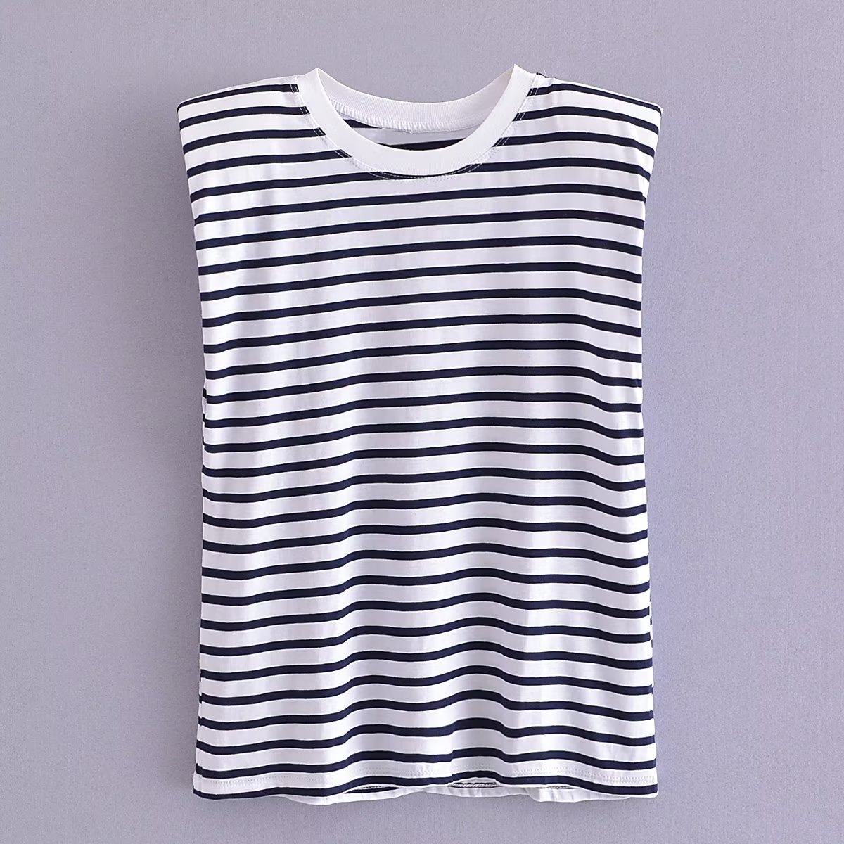 Regular Fit Fit Type Wholesale Women'S Casual Solid Color Sleeveless T-Shirts