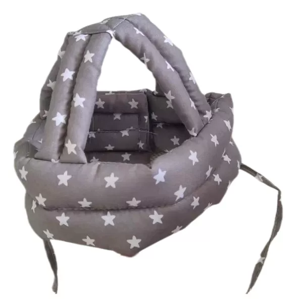 Baby protective hat gray star