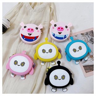Cross-Border Hot Selling Same Style Piggy Toy Small Bag Children's Change Small Backpack Cartoon Cute Shoulder Crossbody Bag