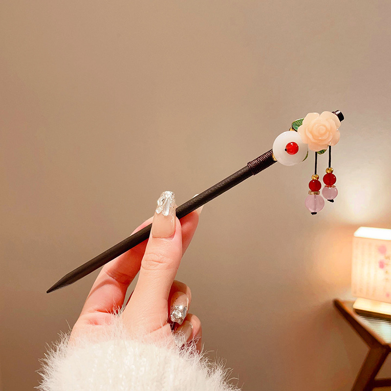 Nuevo clip de cabello chino simple y moderno clip de cabello antiguo de alta sensibilidad clip de cabello bandeja de cabello vestido chino tocado