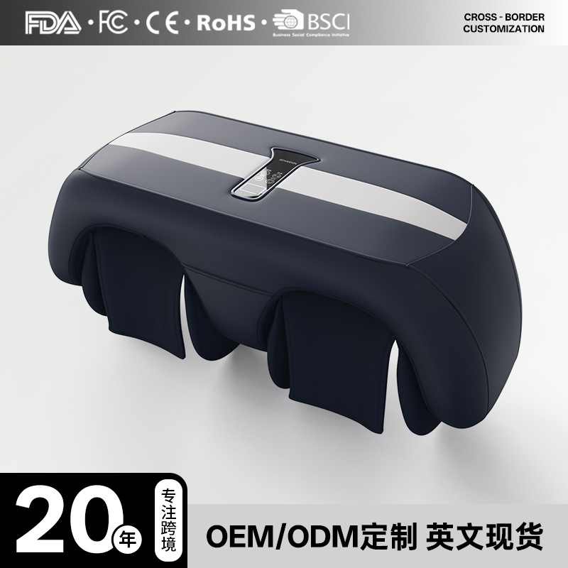 Masajeador de pantorrillas y piernas, protector de rodilla transfronterizo, vibración por ondas de aire, compresa caliente, bolsa de aire, masajeador de rodilla para piernas frías