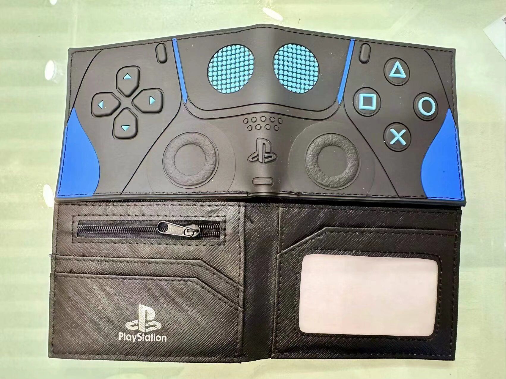 PS maneja de juegos cartera de dibujos animados máquina de juegos corta doble pegamento cartera de cambio cartera de cuero de PVC cartera de tarjetas