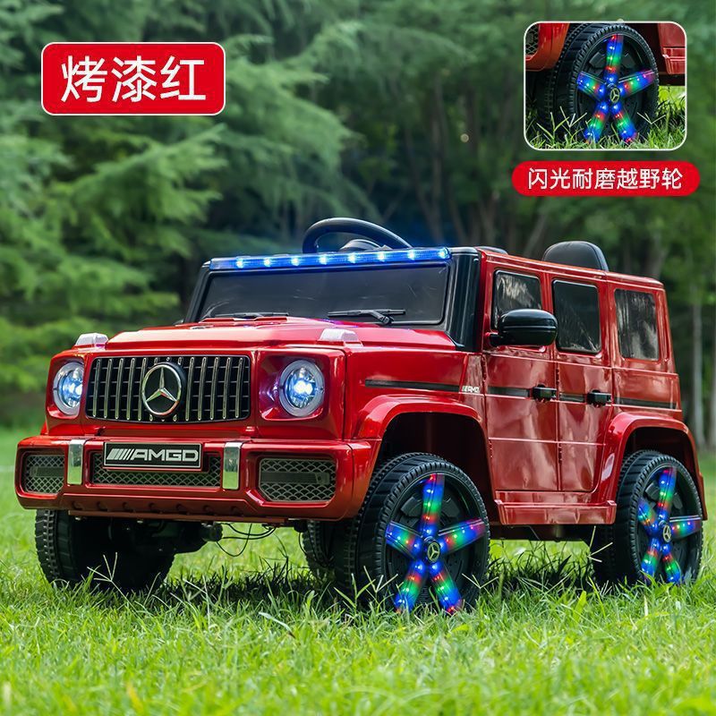 업그레이드된 2인승 + 초내하중 + 주변광 + 트렁크 - 빨간색으로 도색됨(플래시 휠 + 4륜 구동 풀 기능 + 가죽 시트) 브랜드 Chaowei