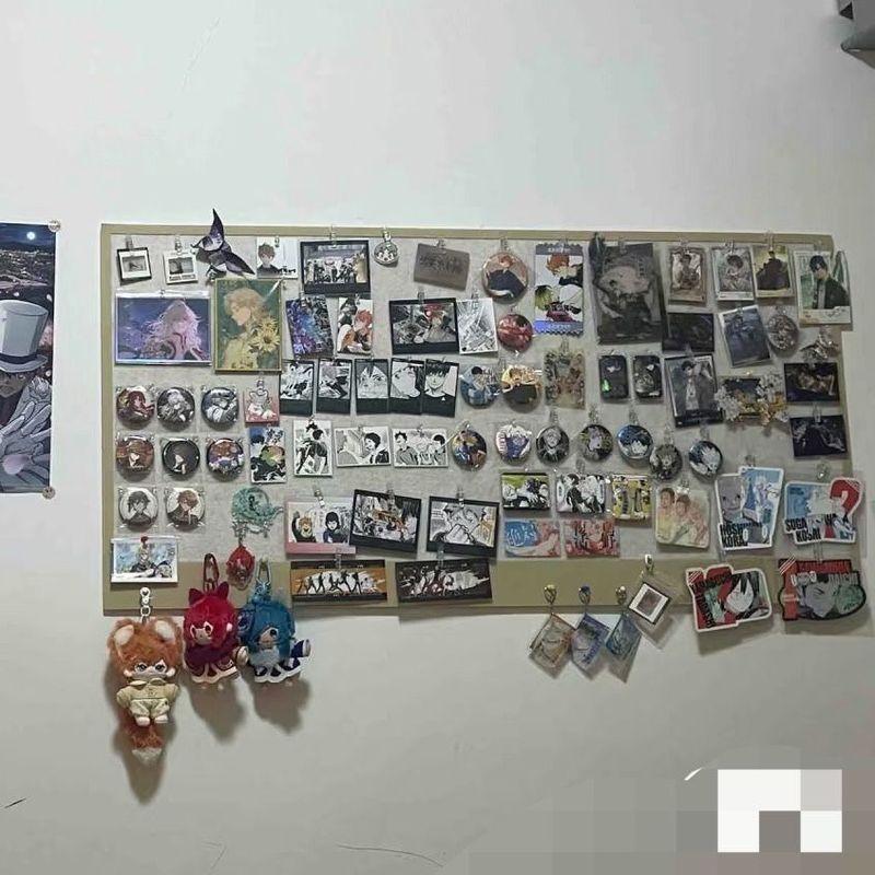 写真壁フェルトボード自己粘着パンチングなしメガネジュエリー収納ボードルーム寮寝室デスクトップ壁装飾|undefined