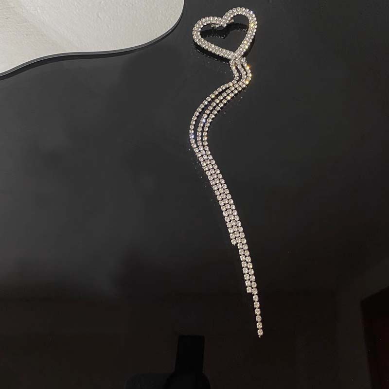 Spilla a cuore con lunghe nappe e inserti in cristallo_voghion.com