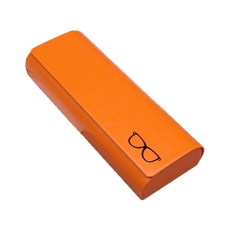 新しいハイエンドのシンプルなレザーメガネケース、耐圧近視メガネケース、ファッショナブルな大容量メガネ収納ボックス