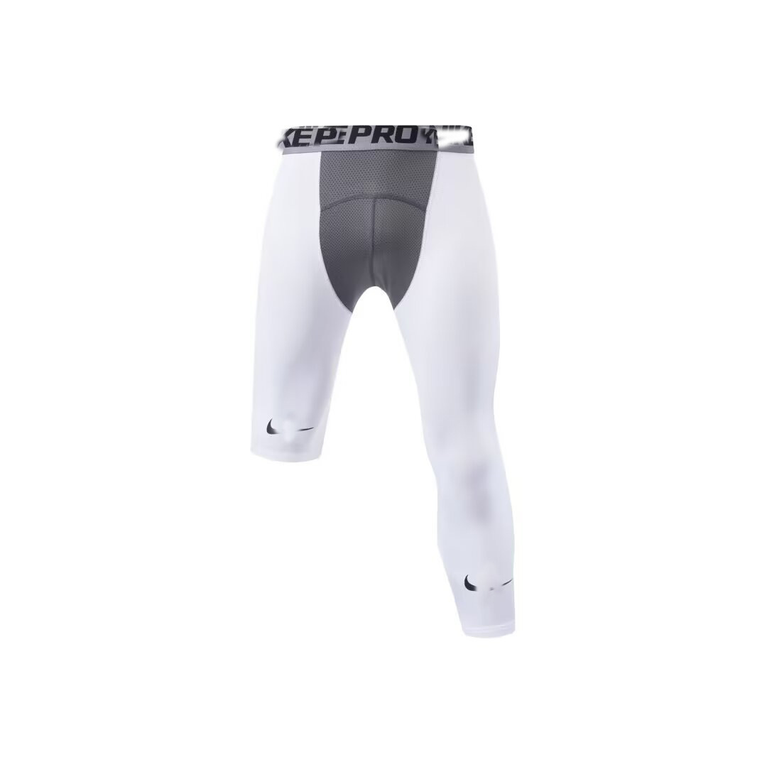 Double hook 111 half cropped pants white gray / M